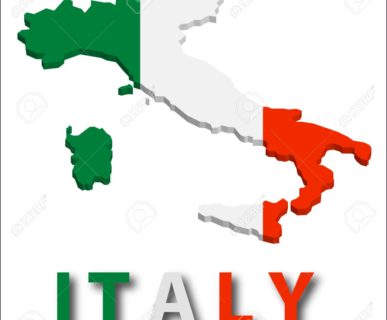 7265188-Italy-territory-with-flag-texture--Stock-Vector-map